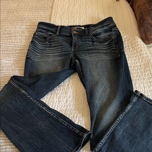 BKE Dark Blue Straight Leg Women's Jeans